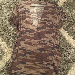 Camo T-shirt dress